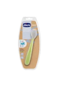 Łyżeczka miękka silikonowa zielona 6m+