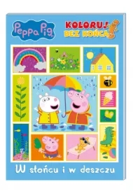 Peppa Pig Koloruj bez końca 3. W słońcu i w deszczu