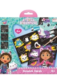 Zestaw zdrapywanek Koci Domek Gabi 6szt+długopis