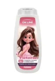 Szampon, żel, płyn do kąpieli Kids Princess Victoria 3w1 - Pudding