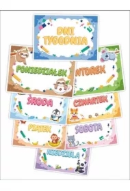 Plansze edukacyjne. Dni tygodnia
