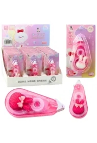 Korektor w taśmie myszka różowy 8mm x 6m MIX