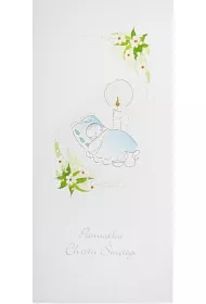 Karnet Chrzest DL C11 - Koszulka dziewczynka