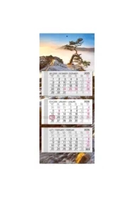 Kalendarz 2026 trójdzielny główka płaska Pieniny