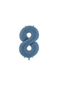 Balon foliowy cyfra 8 86cm granat