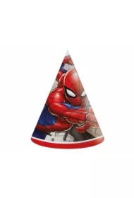 Czapeczki papierowe Spiderman Crime Fighter