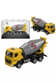 Betoniarka metalowa model żółta MIX Huina