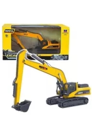 Koparka gąsienicowa metalowa żółta 1:50