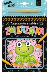 Zwierzątka. Zdrapywanka z rysikiem