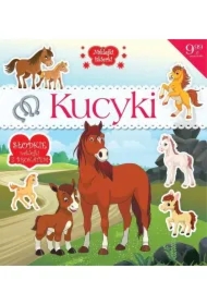 Naklejki iskierki z brokatem. Kucyki