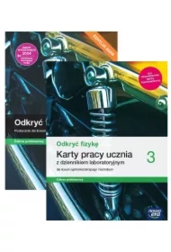 Pakiet Odkryć fizykę 3. Podręcznik i Karty pracy ucznia z dziennikiem laboratoryjnym dla liceum ogólnokształcącego i technikum. Zakres podstawowy. Edycja 2024