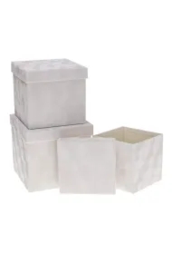 Pudełko Flower Box 3 szt biały