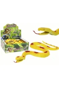 Gumowy wąż żółty