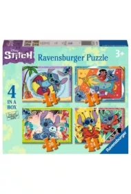 Puzzle dla dzieci 4w1 Disney Stitch