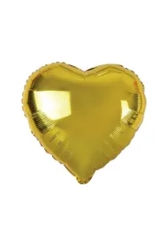 Balon foliowy Serce złote 18 Walentynki