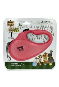 Smycz automatyczna dla psa różowa XS - taśma 3m, do 12kg