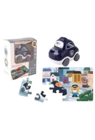 Auto puzzle 20 el. Przygoda drogowa - policja