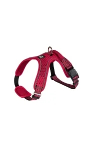 Szelki, dla psa, czerwone, odblaskowe, rozmiar XL, podkładka pod szyję, ob.szyi 66-92cm/ob.klatki 74-121cm
