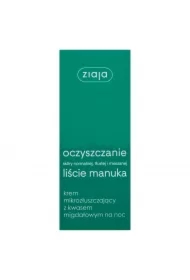 Liście Manuka Oczyszczanie krem mikrozłuszczający z kwasem migdałowym na noc