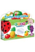 Zdjęcia - Gra planszowa Roter Kafer Foam Magnets. Fruits, vegetables 