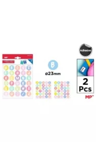 Naklejki literki 23mm 2 arkusze