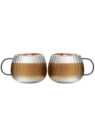 Komplet szklanek z szarym uchem Tulip 1203