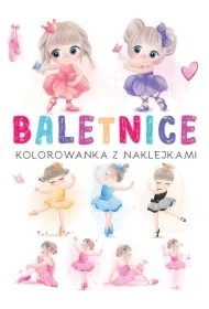 Kolorowanka z naklejkami. Baletnice