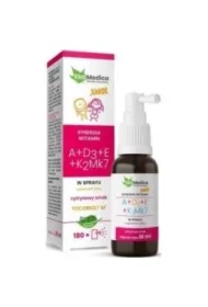 Witaminy A D3 E K2 Mk7 spray junior Suplement diety