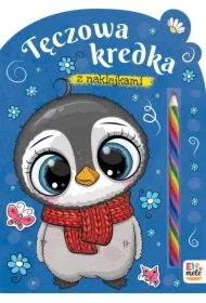 Tęczowa kredka. Pingwin