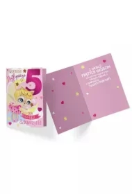 Karnet PR-325 Urodziny 5 dziewczynka