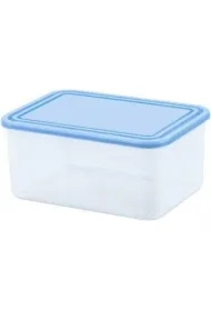 Curver pojemnik do przechowywania żywności prostokątny transparentny niebieski / transparentny