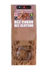 Ciastka owsiane z migdałami i czekoladą