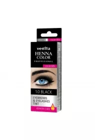 Professional Henna Color Gel żelowa farba do brwi i rzęs 1.0 Black