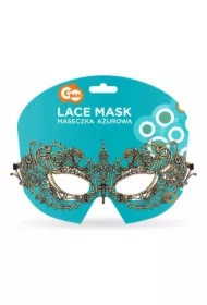 Ozdoba karnawałowa Maska ażurowa złoty