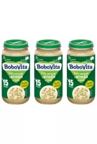 Białe warzywa z indykiem w sosie po 15 miesiącu Zestaw