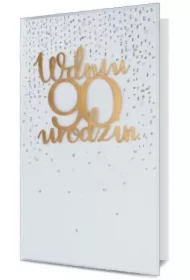Karnet KL B6 Urodziny 90 HM100-983