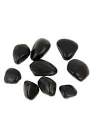 Kamienie polerowane Black Pebble III 20-30mm do akwarium terrarium