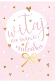 Karnet B6 PR-173 Witaj na świecie, maleńka