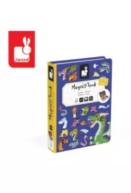 Magnetyczna układanka Smoki Magnetibook 3-8 lat