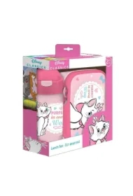 Lunchbox butelka 500ml + pudełko 800ml Kot Marie