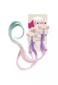 Spinki ze sztucznymi włosami