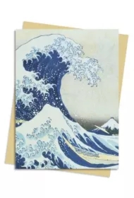 Karnet B6 Wielka fala w Kanagawie Hokusai Katsushi