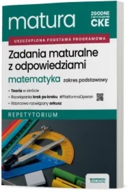 Matura 2026. Matematyka. Zadania maturalne z odpowiedziami. Repetytorium. Zakres podstawowy
