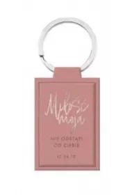 Brelok skórzany - Miłość Moja