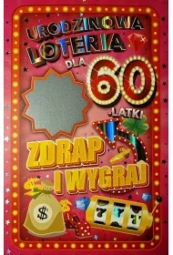 Karnet Urodziny 60 damskie