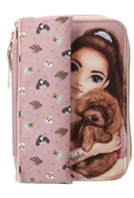 Piórnik DUO z wyposażeniem jednokomorowy + saszetka Top Model Doggy 13659A