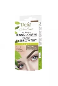 Pudrowa henna do brwi 5.0 Jasny Brąz