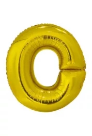 Balon foliowy litera O złota