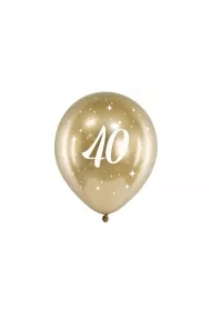 Balony Glossy 40-stka złote