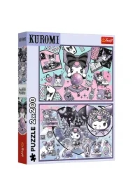 Puzzle 2x200 el. Psoty Kuromi Hello Kitty